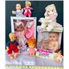 Image 1 : Lots to Love Babies and Baby Darling with multiple mini collectibles and Music Box Doll