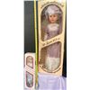 Image 1 : 32 inch Lorrie A Reliable Walking Doll and The Victorian Doll Co. Blonde Porcelain Doll
