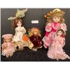 Image 1 : High End Porcelain Dolls And Lace Victorian Rare collectibles