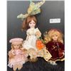 Image 2 : High End Porcelain Dolls And Lace Victorian Rare collectibles
