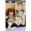 Image 1 : Large Baby Size Toddler Jessie Doll and Vintage 1989 Edwin Knowles Yolanda Bello picture perfect