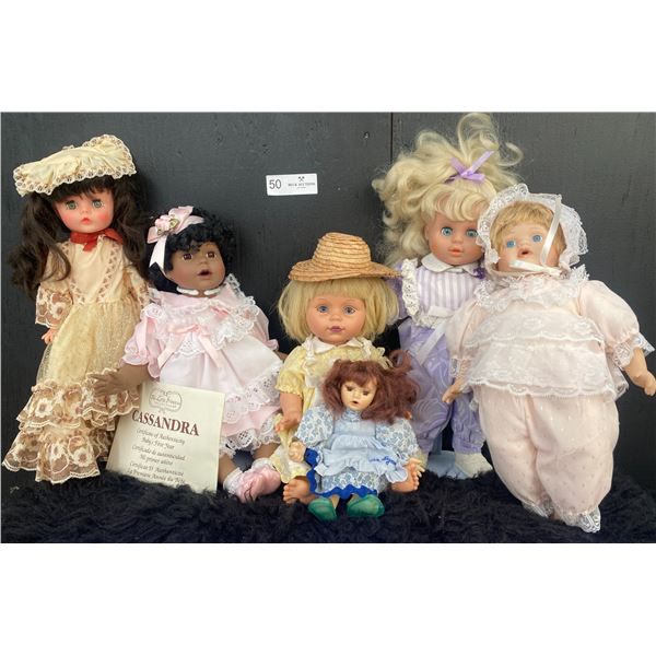 The Little Princess Collection Cassandra and various assortment of Vintage Dolls
