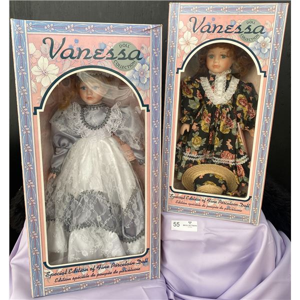 Two Brand New Vanessa Collection Dolls In The box  Great for Christmas Gift