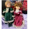 Image 2 : Timeless Treasures Genuine 18H Porcelain dolls Brand New in Box X 2 plus 2 Victorian Miniatures
