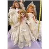 Image 4 : Hearts and Flowers Classic Treasure Collection Of Bride To Be Dolls Genuine Porcelain Fine Bisque
