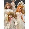 Image 5 : Hearts and Flowers Classic Treasure Collection Of Bride To Be Dolls Genuine Porcelain Fine Bisque