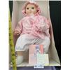 Image 4 : Mama's Baby Brand New in Box with Wicker Stroller like Carriage full of Tiny Baby Collectible Dolls