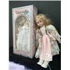 Image 3 : Vintage Large Vanessa Collection Bride Doll with Three Antique Porcelain Memory Dolls