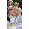 Image 3 : Vanessa Collection Victorian Porcelain Doll Brand New in box with 4 gently used genuine bisque dolls
