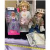 Image 2 : Brand New Barbie Princess Doll and The Ashton Drake Galleries What a Catch Doll and Girly Baby