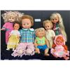 Image 1 : Vintage Doll Showcase with Multiple Precious Moments within different toy brands Cabbage Patch