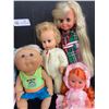 Image 3 : Vintage Doll Showcase with Multiple Precious Moments within different toy brands Cabbage Patch