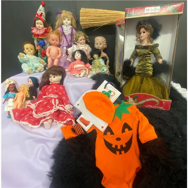 Thee Freaky Doll and Scary baby Halloween costume for baby Collectibles and Decorations