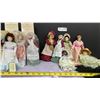 Image 1 : Avon Bygone Days Fashion Doll Collection  Rebecca and Charlotte plus many more mini collectibles