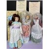 Image 2 : Avon Bygone Days Fashion Doll Collection  Rebecca and Charlotte plus many more mini collectibles