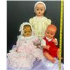 Image 1 : Three Large Vintage Rare StandUp Antique Collectible Dolls