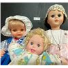 Image 2 : Very Pretty Older Collection of stand up and Sit down Vintage Antique Dolls Very Rare