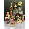 Image 1 : Variety Of Vintage Foreign International Travel Dolls in Folk From Around the World