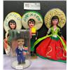 Image 2 : One of a Kind Vintage International Travel Costume Dolls Exhibit  Mexico  Hungary  Ukraine
