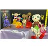 Image 1 : Betty Boop Stuffy with selection of Cultural Ethnic Dolls and Austrailian Koala