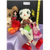 Image 2 : Betty Boop Stuffy with selection of Cultural Ethnic Dolls and Austrailian Koala