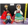 Image 1 : Wooden Traditional Hand Crafted European Souvenir Dolls