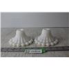Image 1 : Pair of Milk Glass Candleholders
