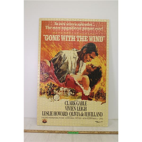 Mounted Gone With the Wind Puzzle - 23x35