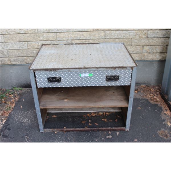 *Custom Industrial Heavy Duty Work Bench with Drawer - 24" x 37" x 30" (Very Heavy)