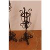 Image 2 : *(2) Decorative Iron Lantern Stands - 31" and 44"