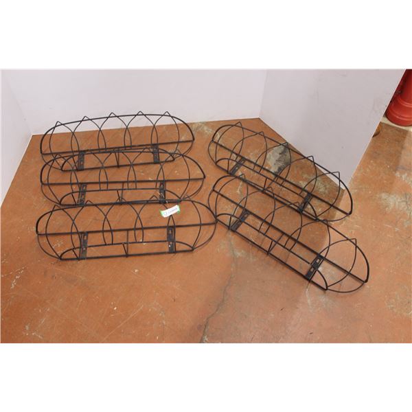 *(5) Wire Planters - 27"