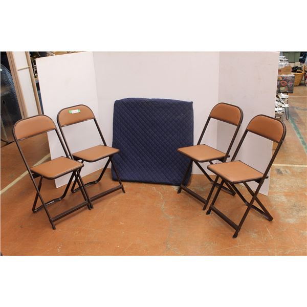 *Card Table and Four Chairs