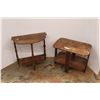 Image 1 : *(2) Wooden End Tables