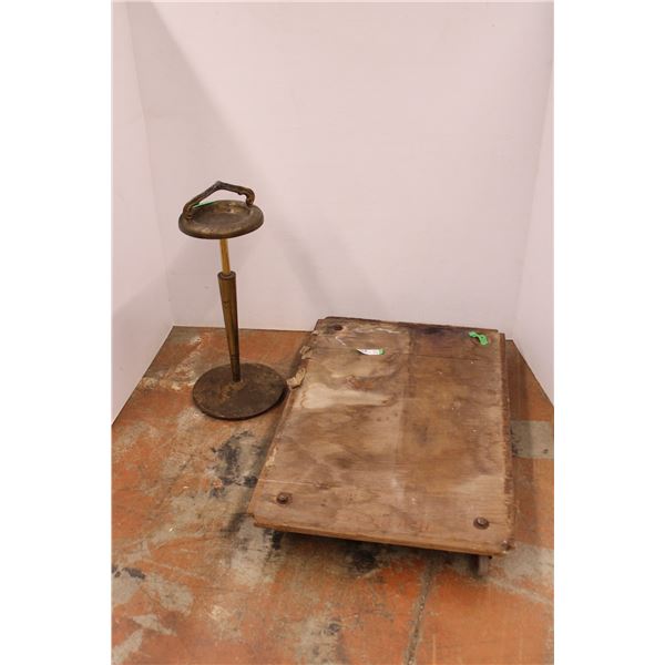 *Furniture Mover and Ashtray
