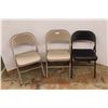 Image 1 : *(3) Metal Folding Chairs