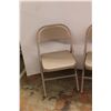 Image 4 : *(3) Metal Folding Chairs