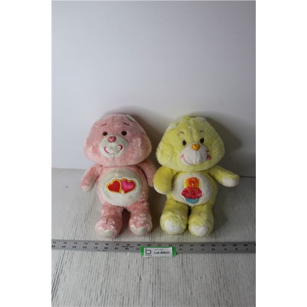(2) Vintage Care Bear Stuffed Animals
