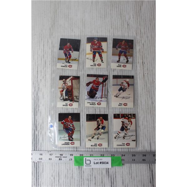 (9) NHL Montreal Canadiens Trading Card