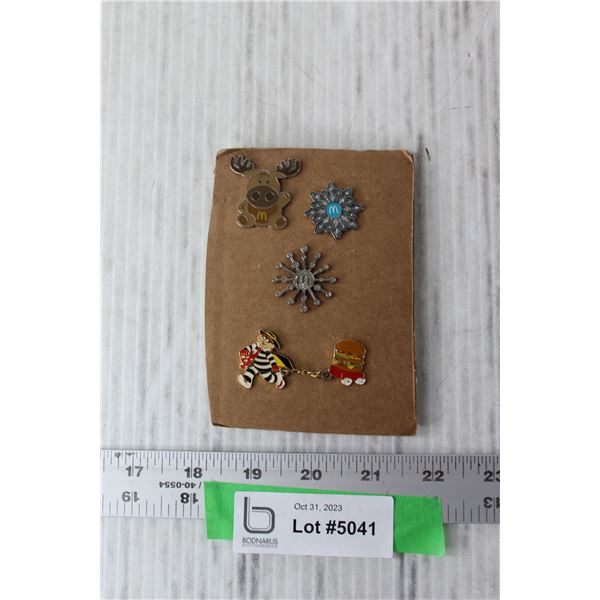 (4) McDonalds Pins