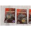 Image 2 : (5) NHL Canadian Legends Medallions - Sealed
