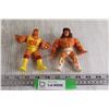 Image 1 : Vintage Hulk Hogan and Ultimate Warrior Wrestling Figures - Both Move
