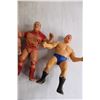 Image 4 : (5) 1980s Rubber Wrestling Figures - Ted Arcidi, John Studd, Dynamite Kid, Bruno Sammartino, Nikolai