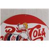 Image 2 : Pepsi-Cola Hits the Spot Enamel Sign - 11 3/4"