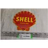 Image 1 : Shell Gasoline Enamel Sign - 6" x 6"