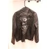 Image 4 : *Unisex Ed Hardy Leather Biker Jacket - Size XL