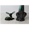 Image 2 : Ceramic Cat and Deer Figurines - Blue Mountain Style