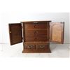 Image 5 : Wooden Jewelry Box with Contents