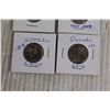 Image 3 : (4) Canadian Quarters - 2000, 2004, 2012