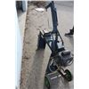Image 6 : ** Metal Hand Saw with Half-Horse Motor om Wheeled Custom-Built Iron Frame