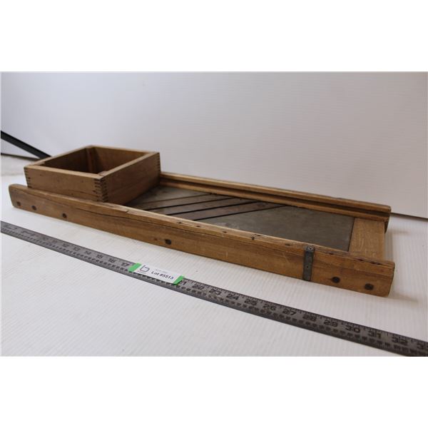 Vintage Cabbage Shredder 28"x 9"